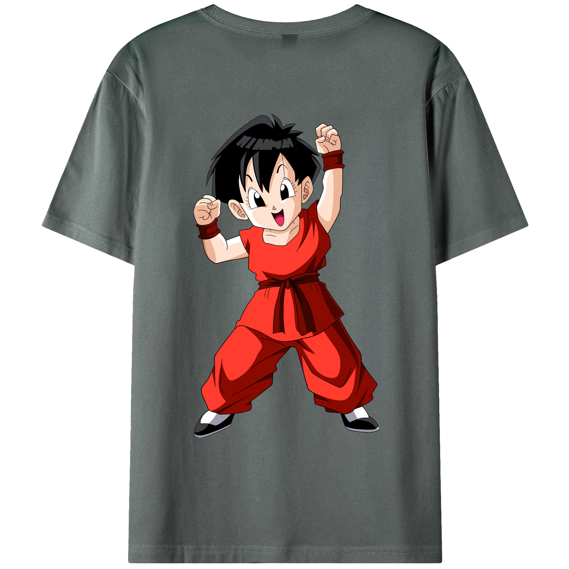 （画像用） ドラゴンボール パン DRAGON BALL Pan 綿100％ メンズ半袖Tシャツ（バックプリント） 通気性